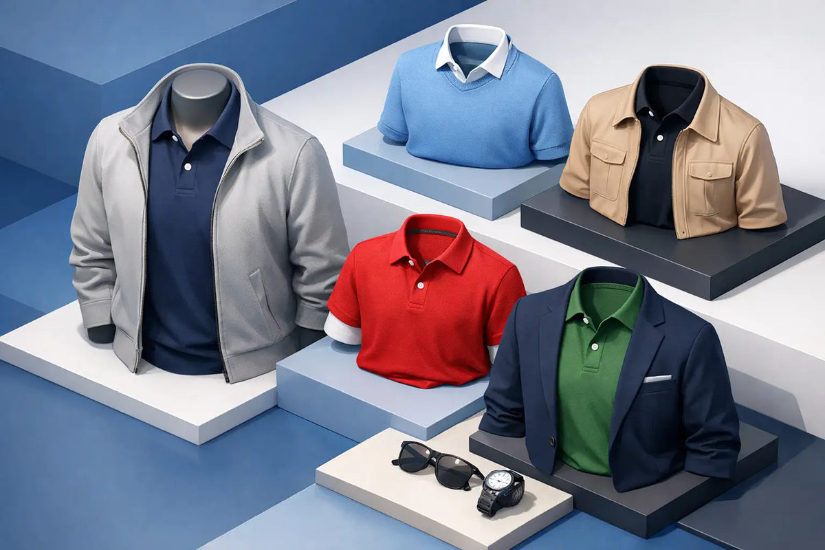 How to Layer Polo Shirts Without Looking Bulky