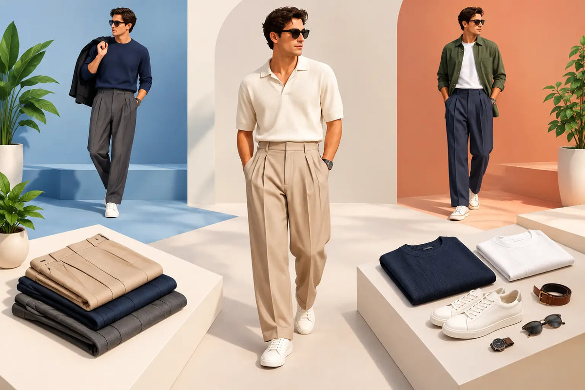 How to Style Pleated Pants With Modern Ease