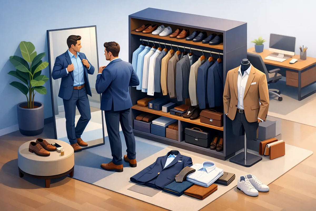 Office Wardrobe Makeover for the Modern Man