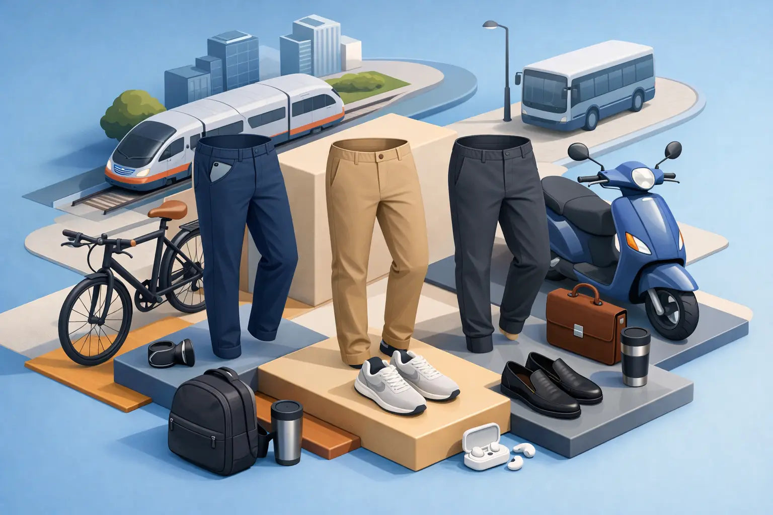 Best Pants for Commuting, Styled Right