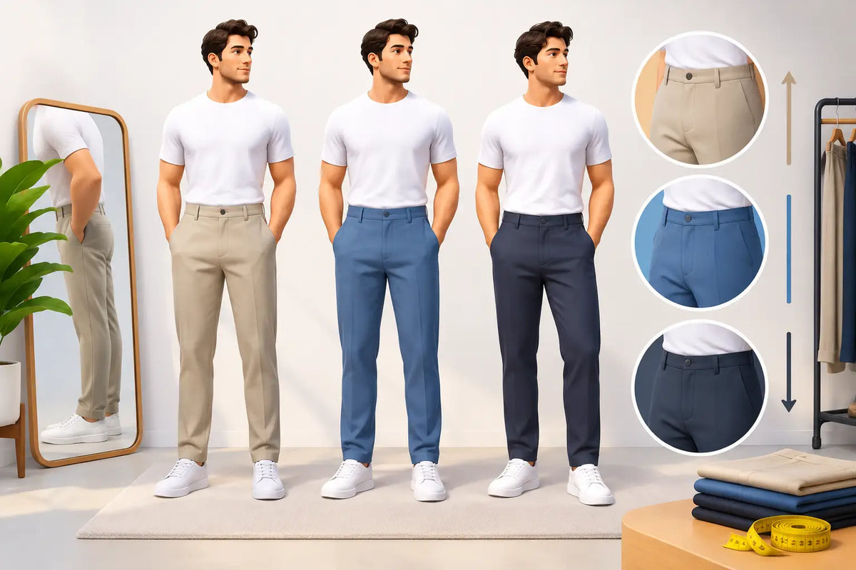 A Guide to Pant Rise and Better Pants Fit