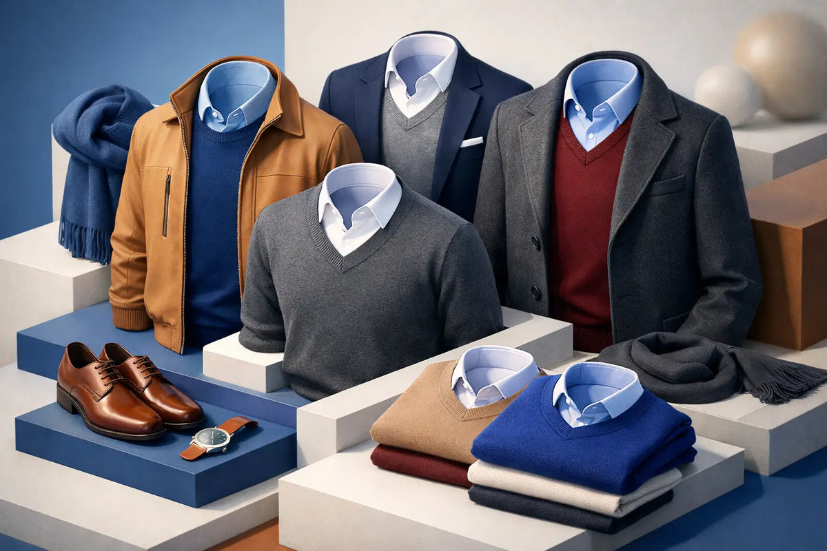 Men’s Sweater Layering Guide for Sharp Looks